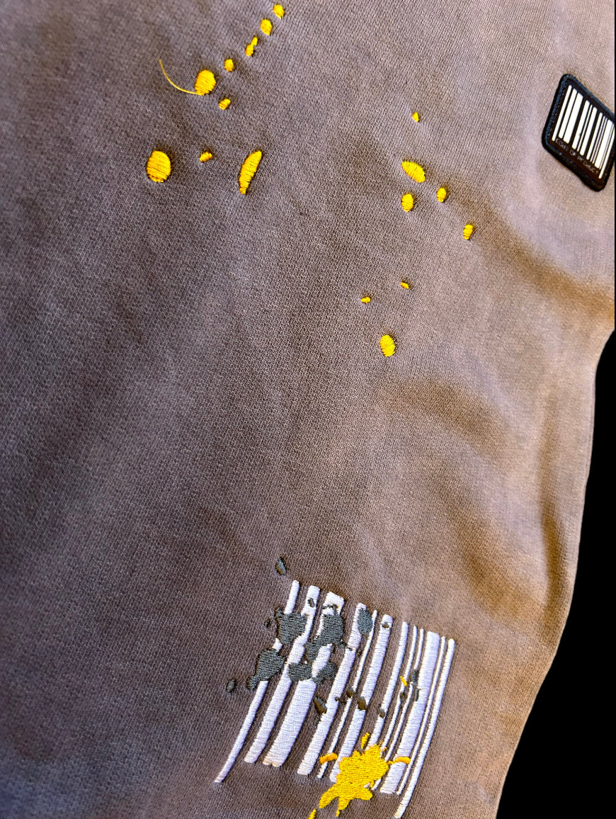 Paint Splatter Vintage Short