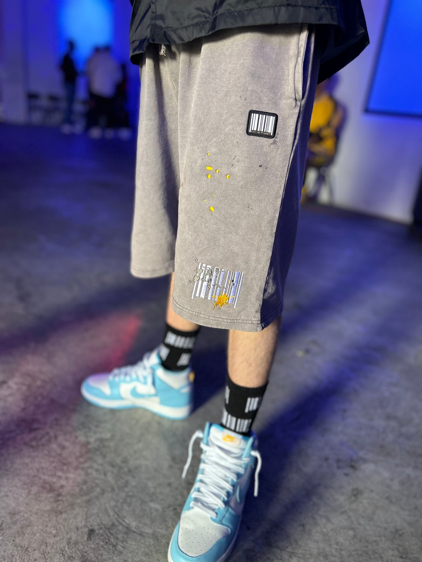 Paint Splatter Vintage Short