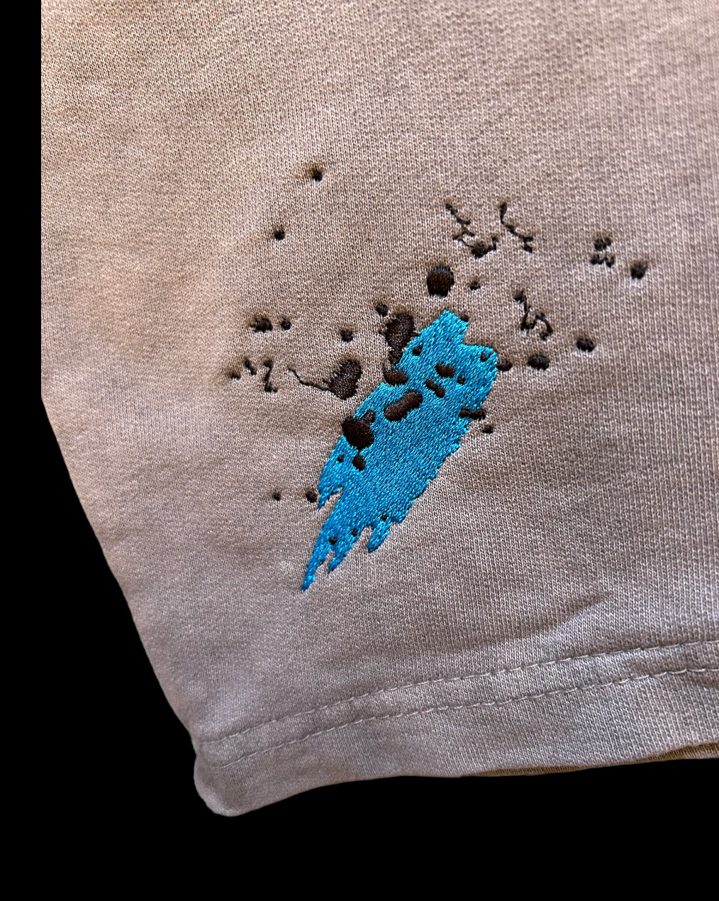 Paint Splatter Vintage Short