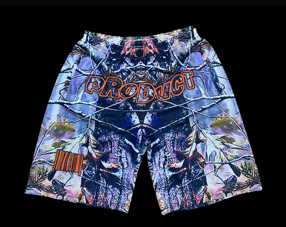 Wood Camo Product Mesh Short