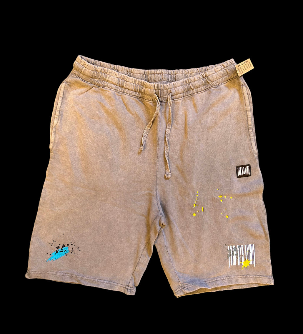 Paint Splatter Vintage Short